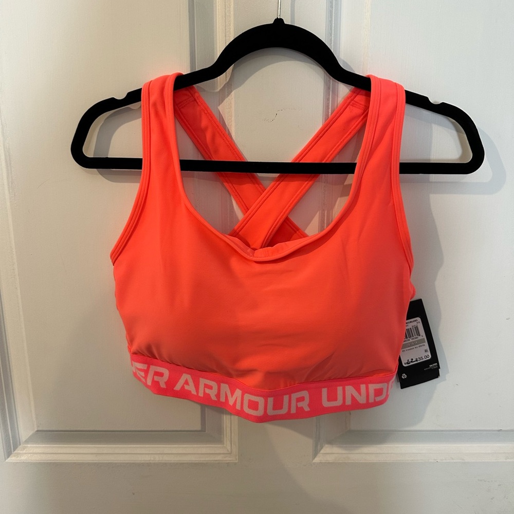 NWT Under Armour Women's Coral Sports Bra